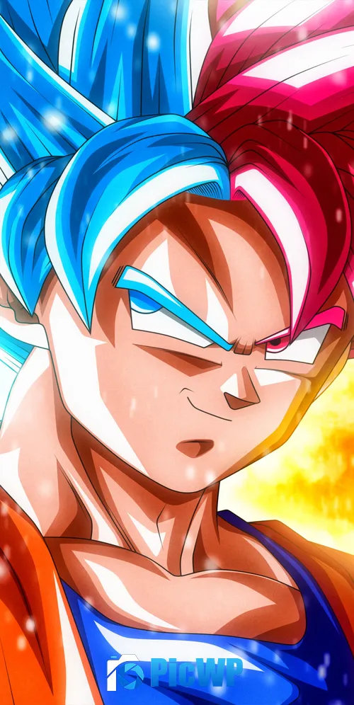 Goku Super Saiyan Blue 3K Mobile Wallpaper