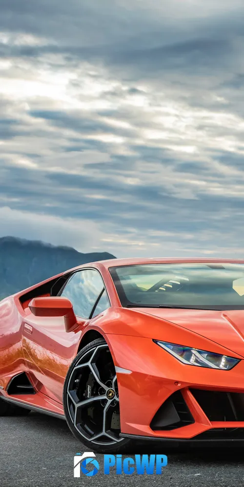 Lamborghini Huracan EVO Sports car 3K Mobile Wallpaper