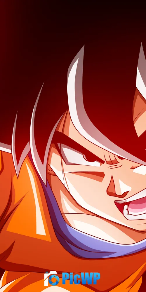Kaio-ken Goku 3K Mobile Wallpaper