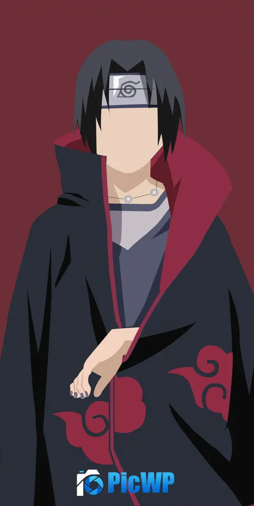 Itachi Uchiha Faceless 3K Mobile Wallpaper