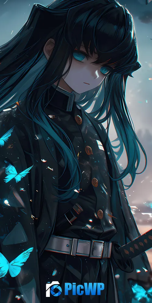 Muichiro Tokito Demon Slayer: Kimetsu no Yaiba 3K Mobile Wallpaper