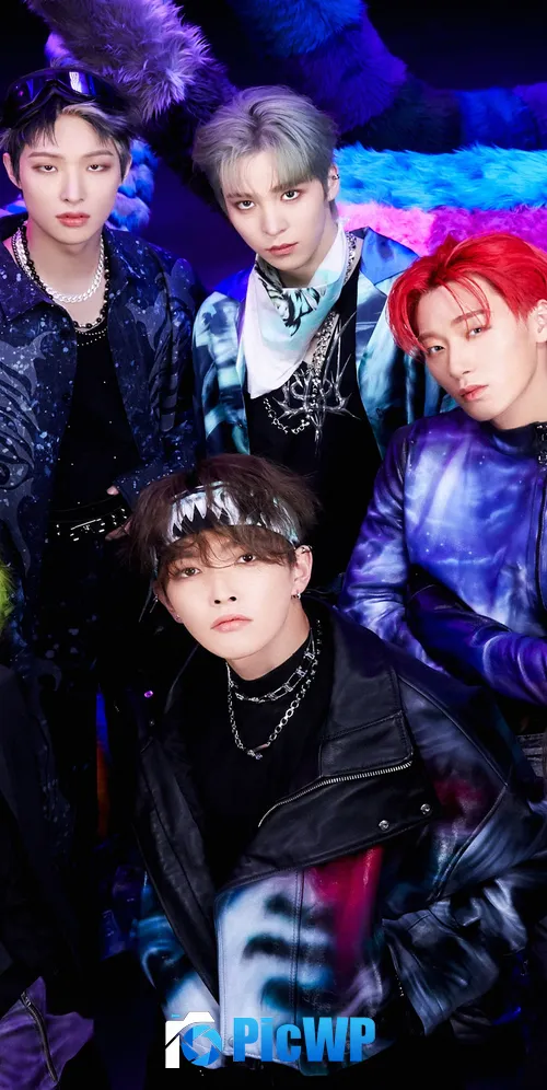 ATEEZ South Korean boy band 3K Mobile Wallpaper