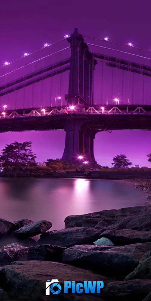 Manhattan Bridge 3K Mobile Wallpaper