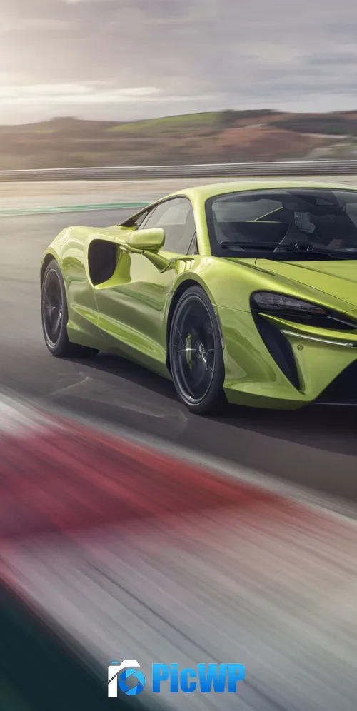 McLaren Artura Race track 3K Mobile Wallpaper
