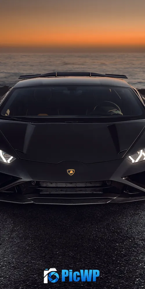 Novitec Lamborghini Huracán EVO RWD Black cars 3K Mobile Wallpaper
