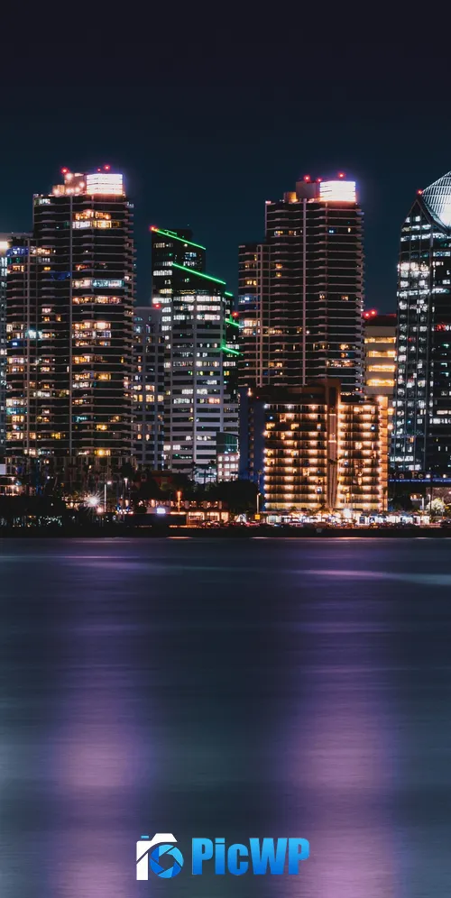 San Diego City Cityscape 3K Mobile Wallpaper