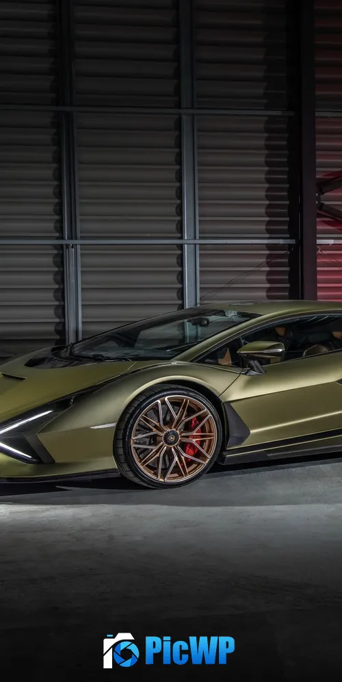 Lamborghini Sián FKP 37 Luxury sports car 3K Mobile Wallpaper