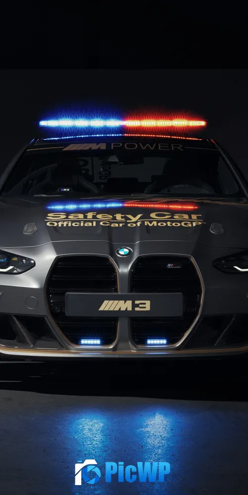 BMW M3 Competition MotoGP Safety Car 3K Mobile Wallpaper