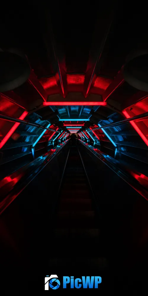 Tunnel Vanishing point 3K Mobile Wallpaper