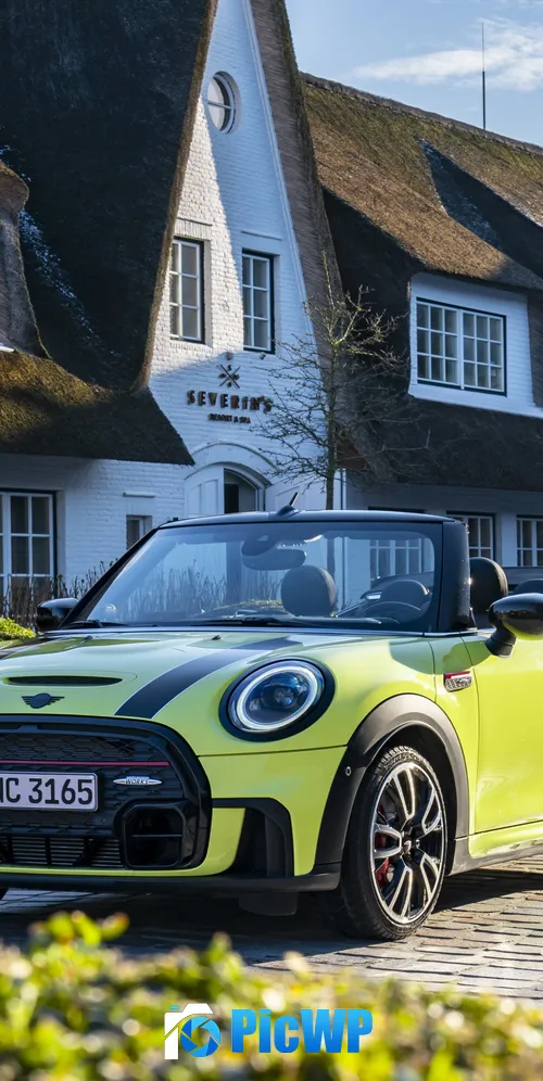 MINI John Cooper Works Cabrio 2021 3K Mobile Wallpaper