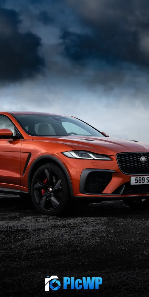 Jaguar F-Pace SVR 3K Mobile Wallpaper