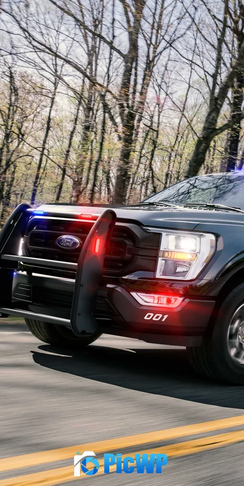 Ford F-150 Police Responder 2021 3K Mobile Wallpaper