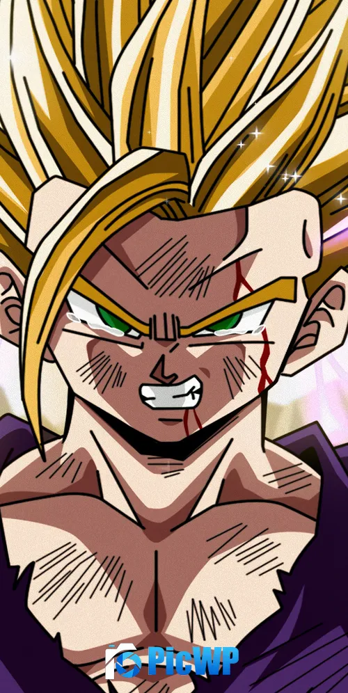 Gohan Fan Art 3K Mobile Wallpaper