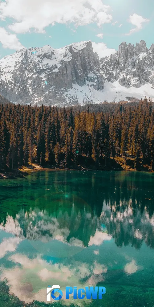 Glacier mountains 3K Mobile Wallpaper