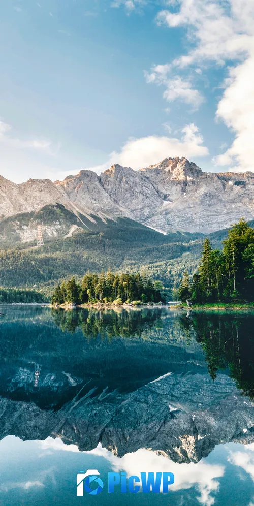 Lake Mountains 3K Mobile Wallpaper