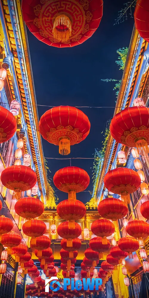 Lantern Festival Chinese New Year 3K Mobile Wallpaper