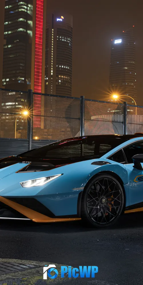 Lamborghini Huracán STO 3K Mobile Wallpaper