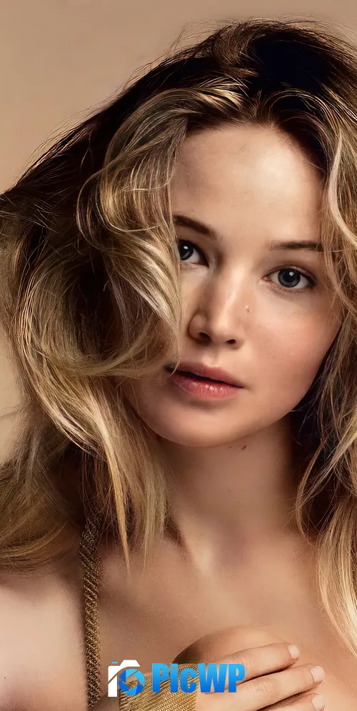Jennifer Lawrence Portrait 3K Mobile Wallpaper