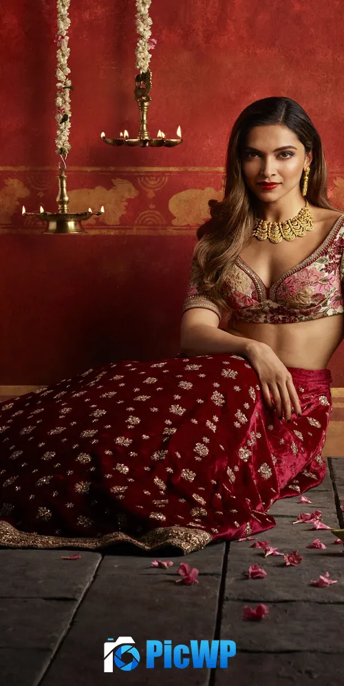 Deepika Padukone Traditional 3K Mobile Wallpaper