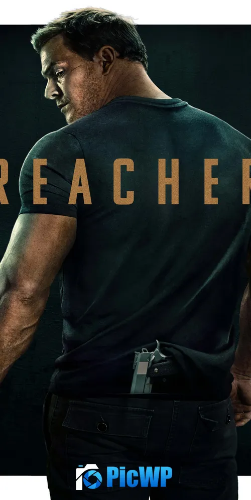 Reacher Alan Ritchson 3K Mobile Wallpaper