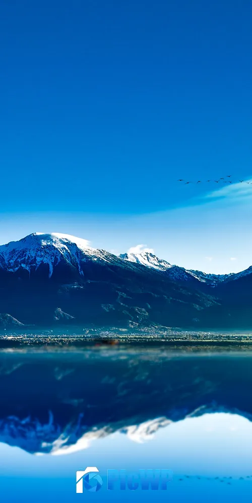 Glacier mountains Lake 3K Mobile Wallpaper