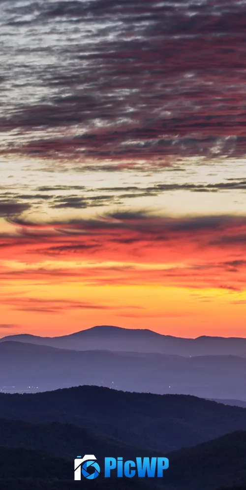 Blue Ridge Parkway Blue Ridge Mountains 3K Mobile Wallpaper