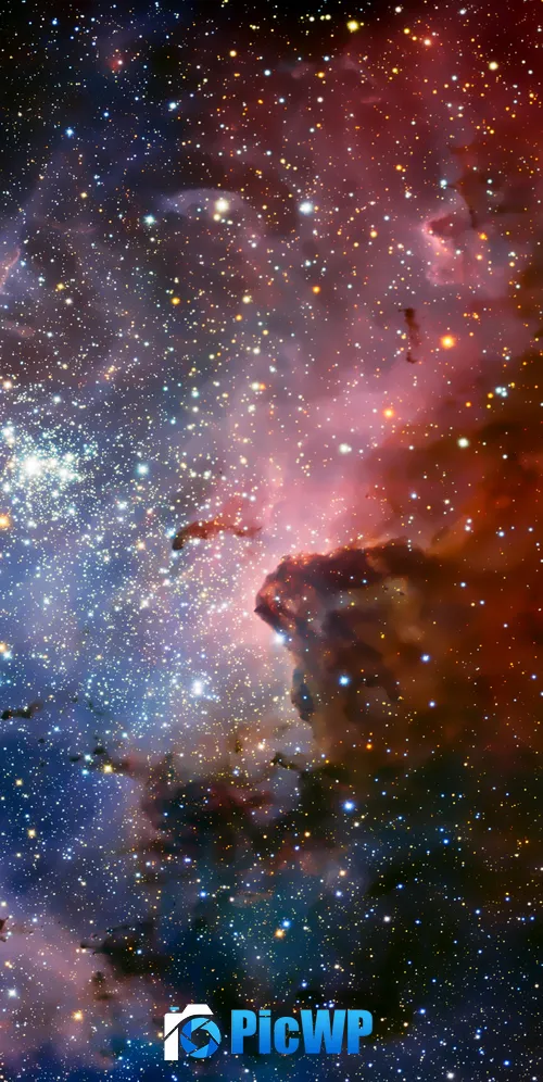 Carina Nebula Star formation 3K Mobile Wallpaper