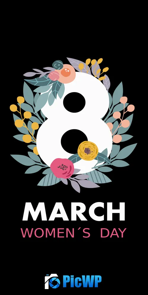 Women's Day AMOLED 3K Mobile Wallpaper