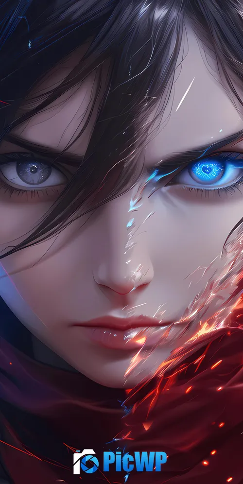 Mikasa Ackerman AI art 3K Mobile Wallpaper