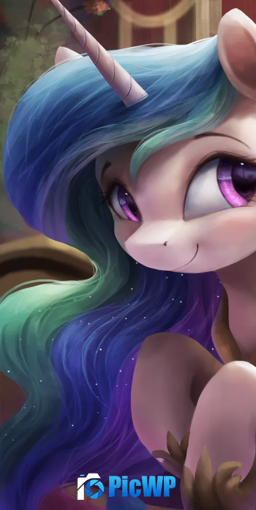 Shining Sun Princess Celestia 3K Mobile Wallpaper