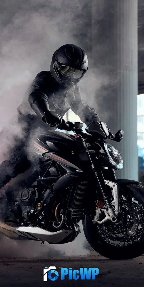 MV Agusta Dragster RR Biker 3K Mobile Wallpaper