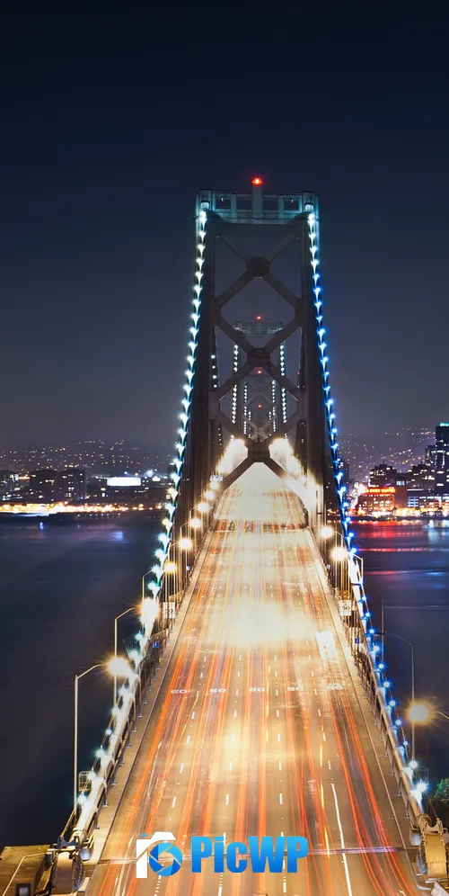 Oakland Bay Bridge San Francisco 3K Mobile Wallpaper