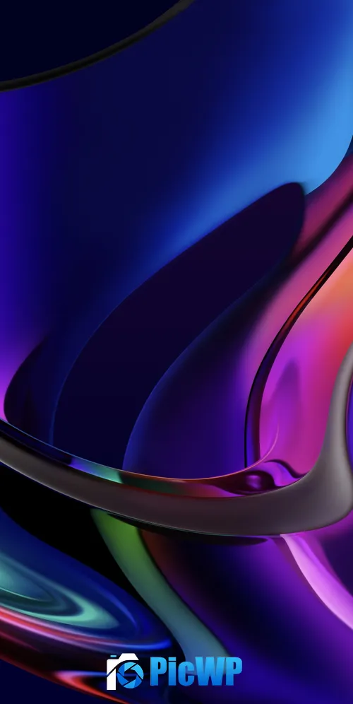 Iridescence macOS Big Sur 3K Mobile Wallpaper