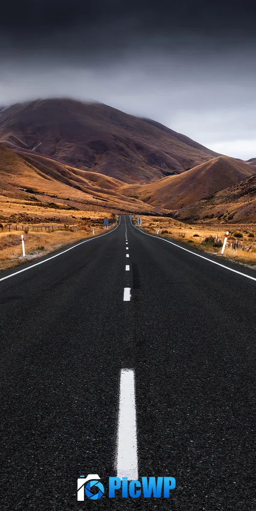 Lindis Pass New Zealand 3K Mobile Wallpaper