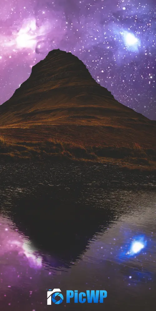 Colorful Night sky 3K Mobile Wallpaper