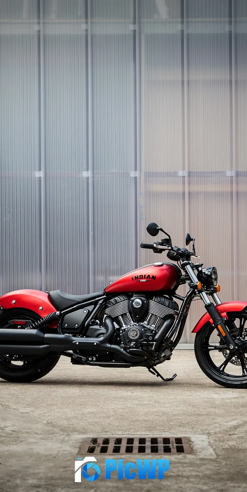 Indian Chief Cruiser motorcycle 3K Mobile Wallpaper
