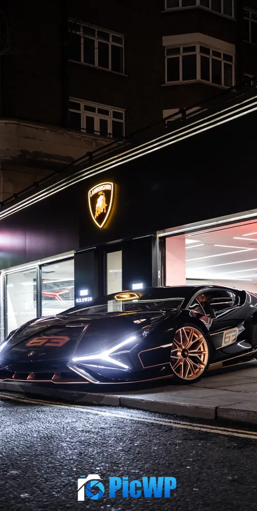 Lamborghini Sián FKP 37 3K Mobile Wallpaper