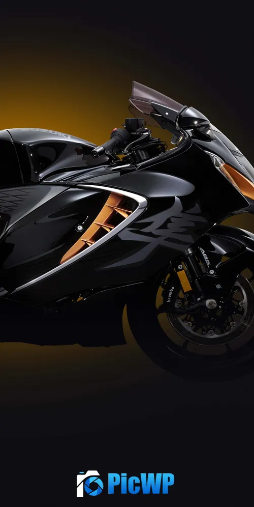 Suzuki Hayabusa Superbikes 3K Mobile Wallpaper