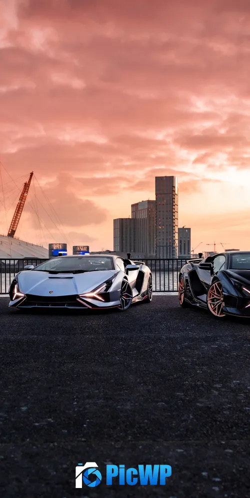 Lamborghini Sián FKP 37 Hypercars 3K Mobile Wallpaper