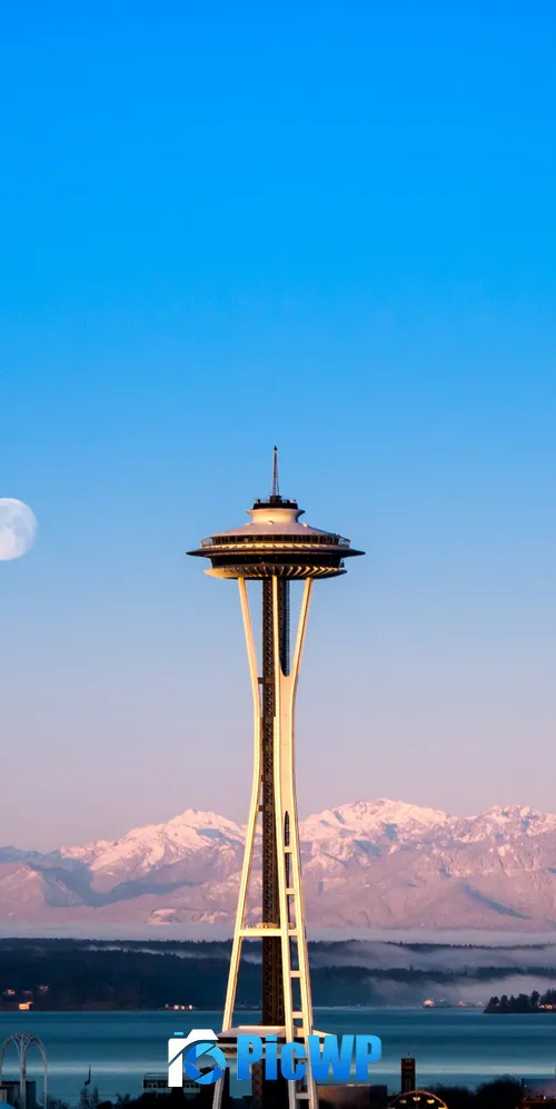 Space Needle Seattle 3K Mobile Wallpaper