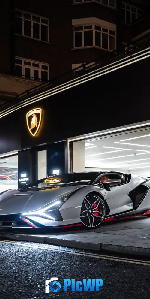 Lamborghini Sián FKP 37 2021 3K Mobile Wallpaper