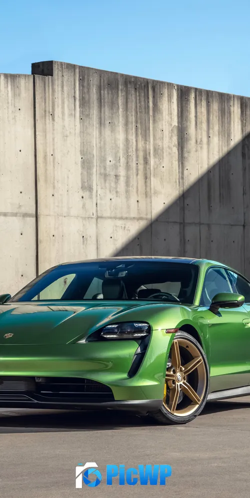 Porsche Taycan 4S 3K Mobile Wallpaper
