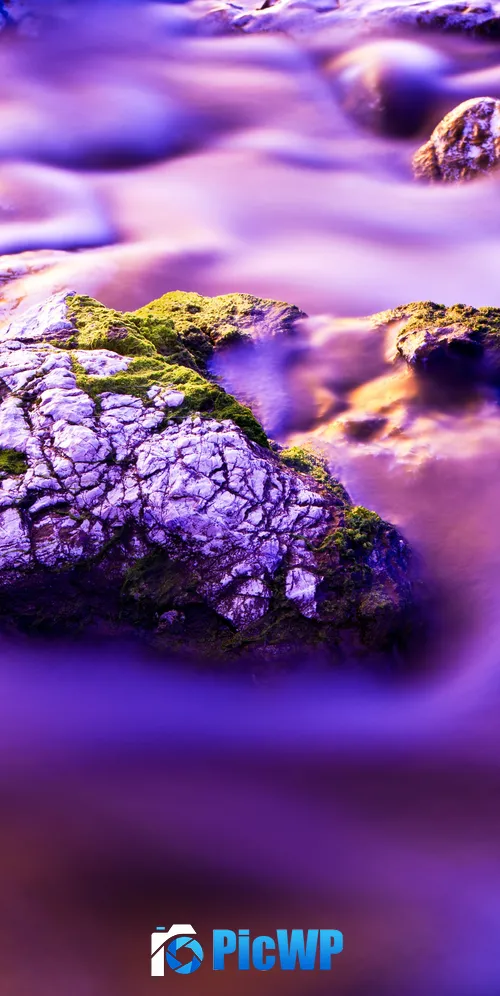 Aesthetic Water Stream 3K Mobile Wallpaper