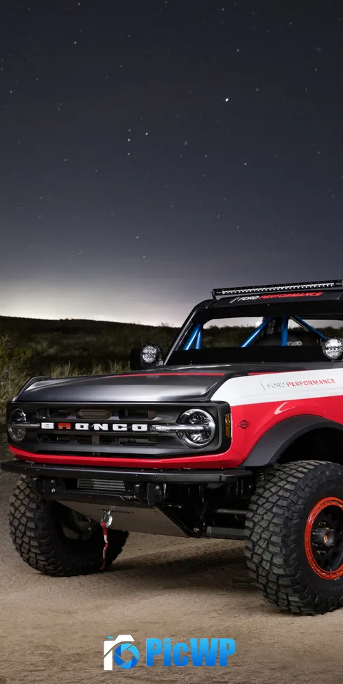 Ford Bronco 4600 Race Truck 3K Mobile Wallpaper