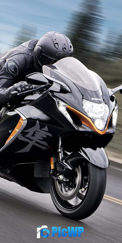 Suzuki Hayabusa 2022 3K Mobile Wallpaper