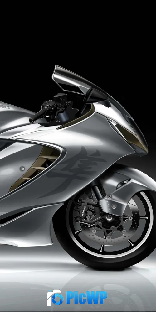 Suzuki Hayabusa Dark background 3K Mobile Wallpaper