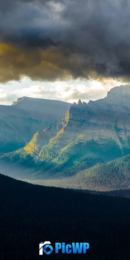 Logan Pass Glacier National Park 3K Mobile Wallpaper