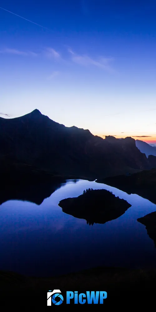Schrecksee Lake Sunset 3K Mobile Wallpaper
