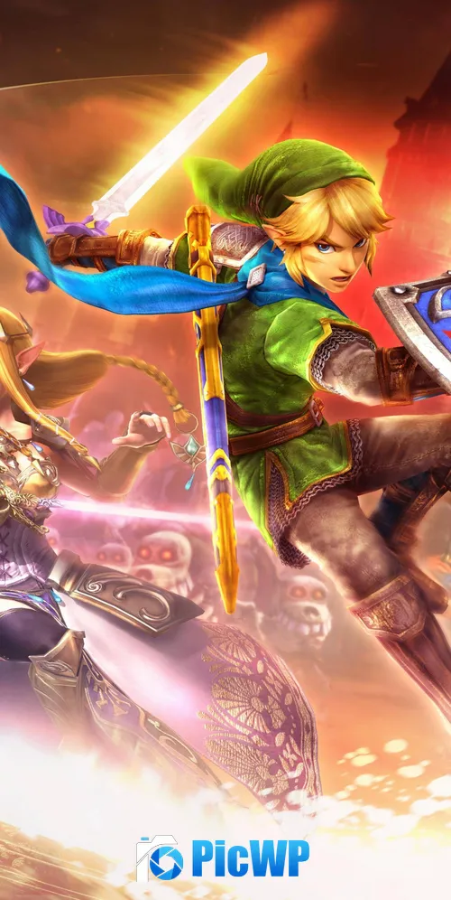 Hyrule Warriors Video Game 3K Mobile Wallpaper