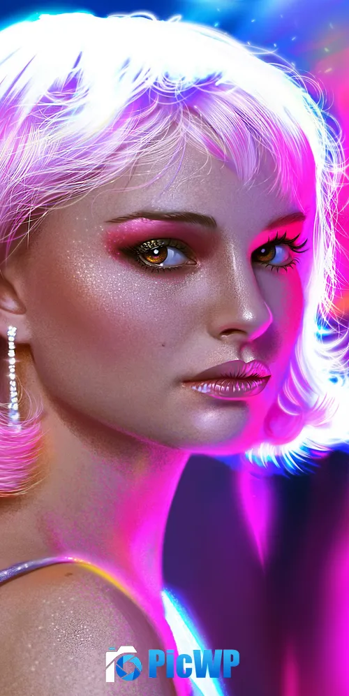 Natalie Portman Portrait 3K Mobile Wallpaper